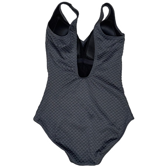 Gottex L144418 Textured Sea Shells Textured Surplice One Piece Size 16 - Picture 2 of 4